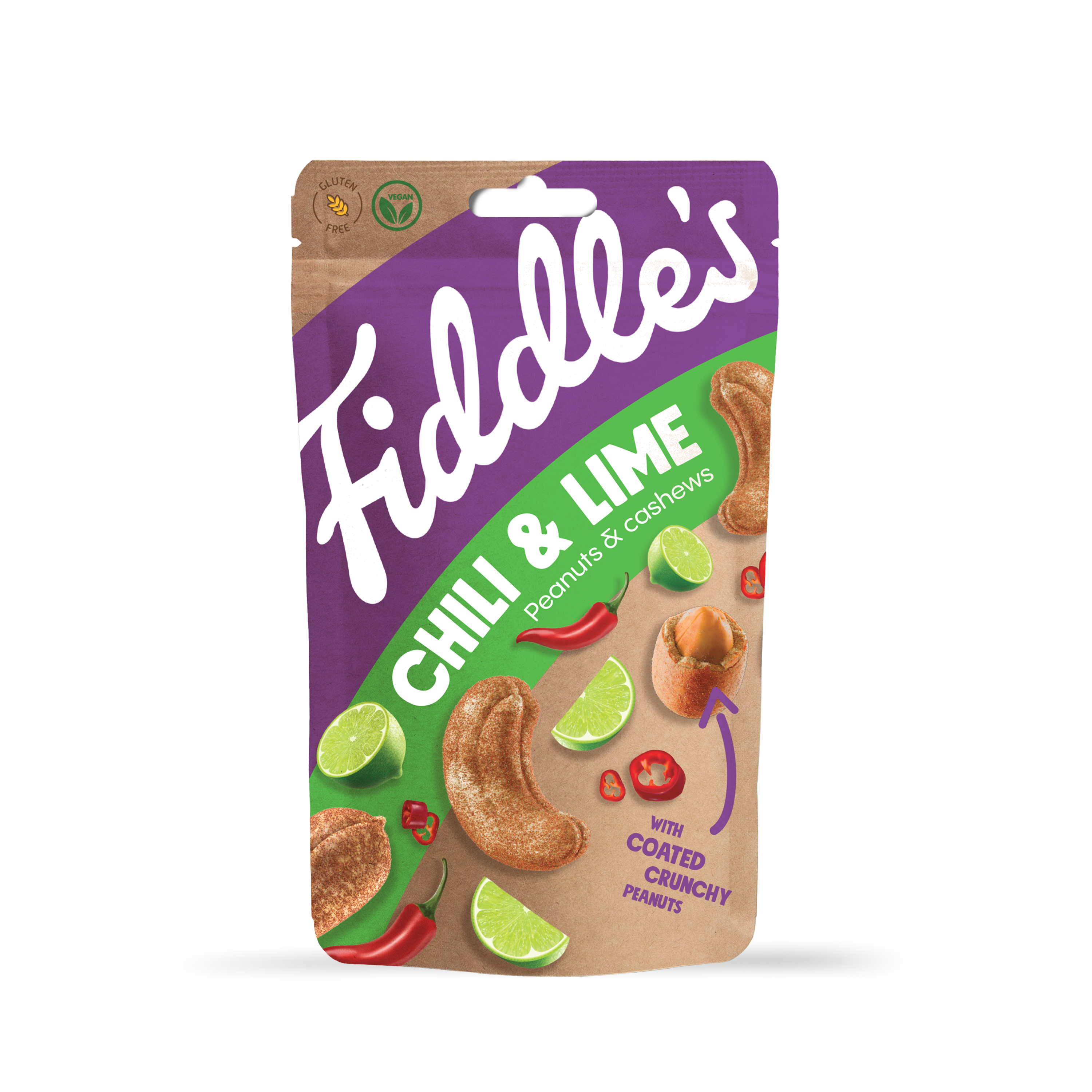 Peanuts & Cashews - Chili & Lime 70 G