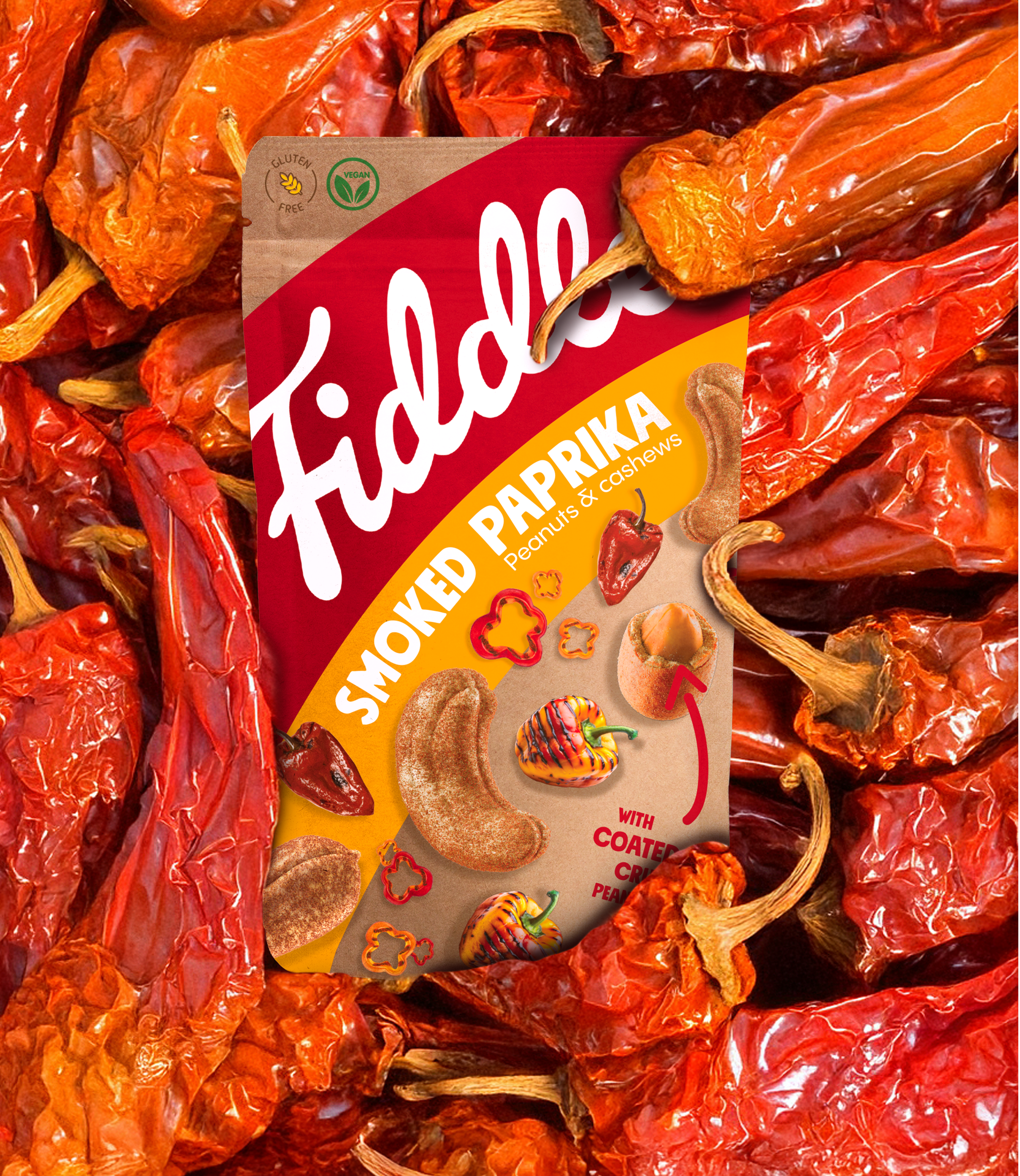 Peanuts & Cashews - Smoked Paprika 70 G