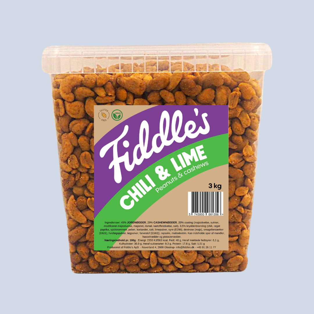 Peanuts & Cashews - Chili & Lime 3 KG