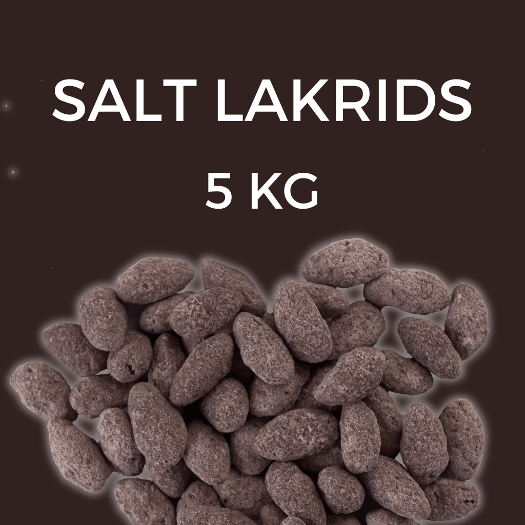 Roasted Almonds - Salted Liquorice 5 kg (fejlproduktion)