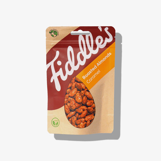 Roasted Almonds - Caramel 70 GR. - Fiddle's Snacks