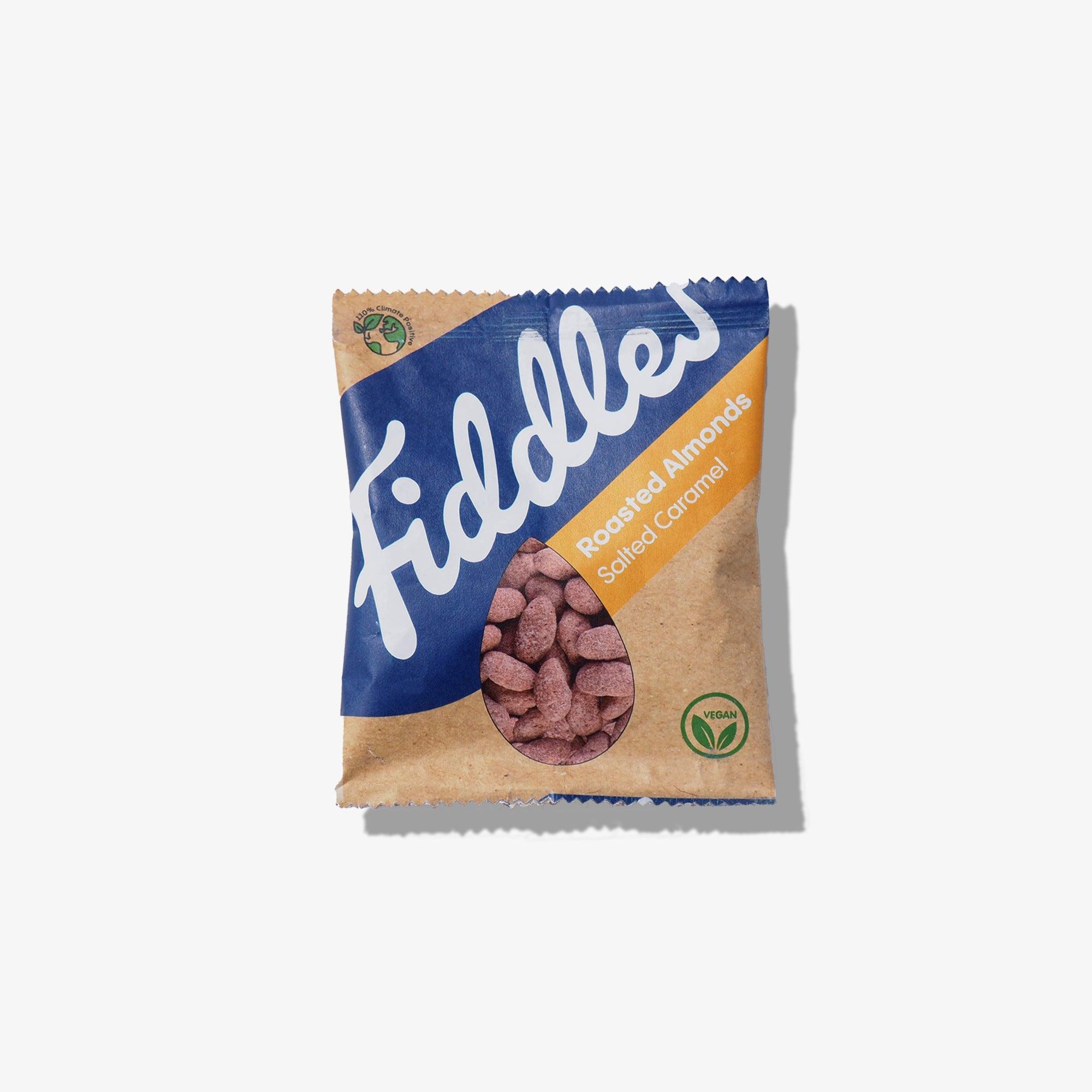 Roasted Almonds - Salted Caramel 16 GR. - Fiddle's Snacks