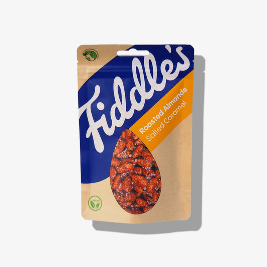 Roasted Almonds - Salted Caramel 70 GR. - Fiddle's Snacks